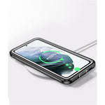Fuld kropsbeskyttelse Hårdt pc-cover med indbygget PET-skærmbeskytter til Samsung Galaxy S21 4G/5G