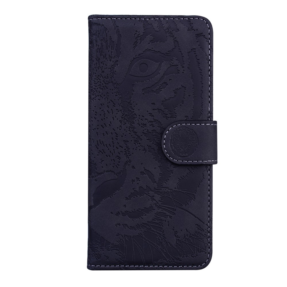 Pungcover i læder med tigerprint til Samsung Galaxy A52 4G/5G / A52s 5G
