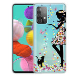 Mönstertryck Mjukt TPU-mobilskal för Samsung Galaxy A32 4G (EU-version)