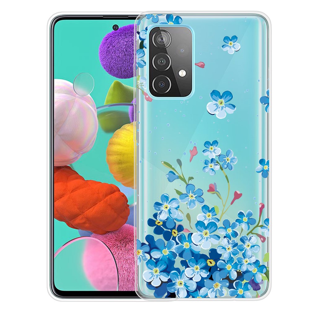 Mönstertryckt mjukt TPU-mobilskal för Samsung Galaxy A32 4G (EU-version)