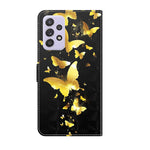 Mønstertryk Design PU-læder Telefonpung Stander Etui Skal til Samsung Galaxy A52 4G/5G / A52s 5G