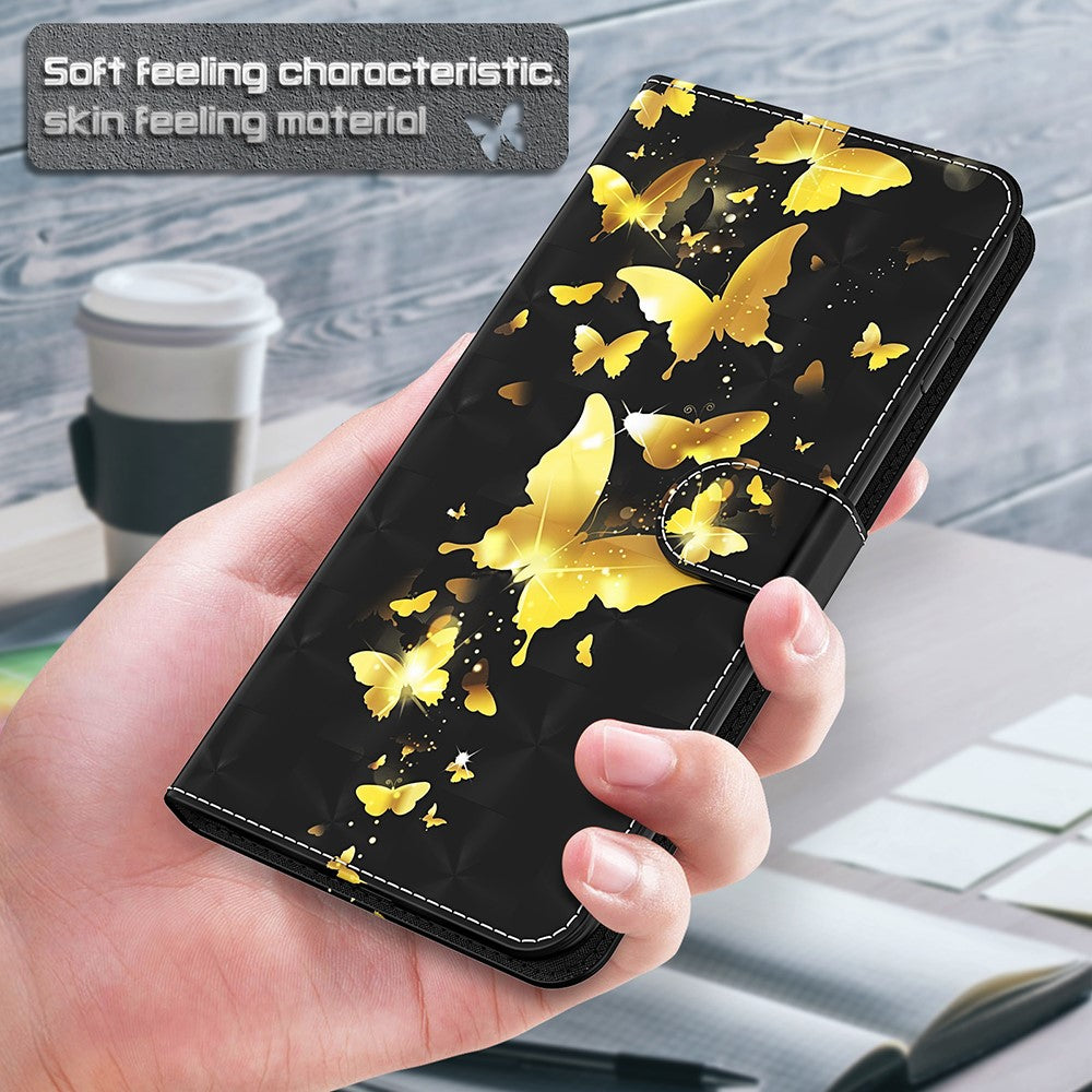 Mønstertryk Design PU-læder Telefonpung Stander Etui Skal til Samsung Galaxy A52 4G/5G / A52s 5G