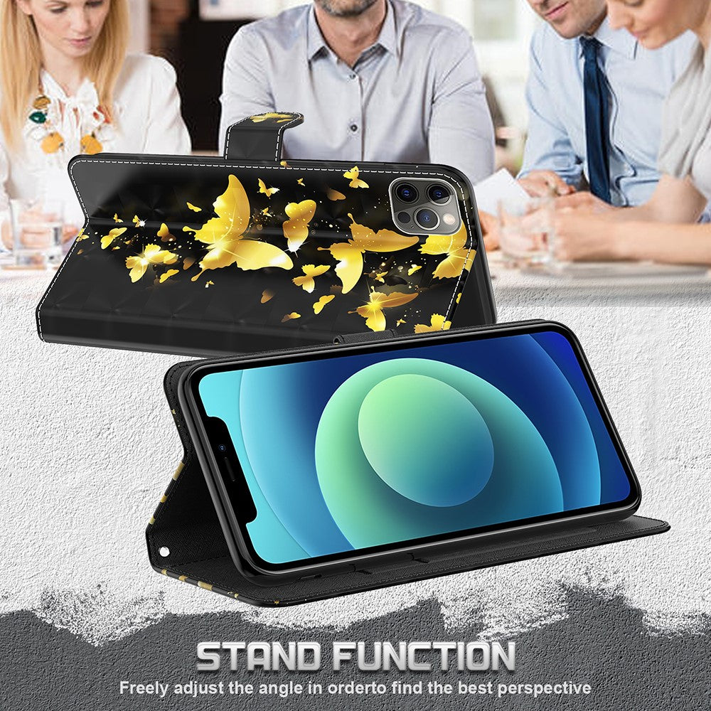 Mønstertryk Design PU-læder Telefonpung Stander Etui Skal til Samsung Galaxy A52 4G/5G / A52s 5G