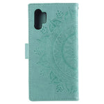 Imprinted Mandala Flower Wallet Leather Case with Strap for Samsung Galaxy A32 4G (EU Version)
