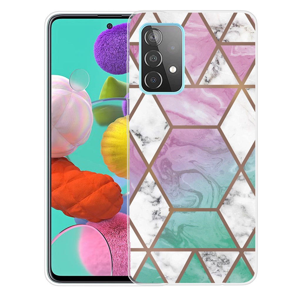 Marble Pattern Drop-proof TPU Phone Case Back Cover for Samsung Galaxy A32 4G (EU Version)