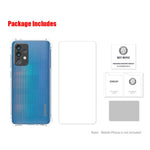 ENKAY HAT PRINCE Halkfri design Transparent TPU-skal med 0,26 mm 9H 2,5D härdat glasskärm för Samsung Galaxy A52 4G/5G / A52s 5G