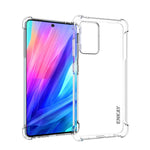 ENKAY HAT PRINCE Halkfri design Transparent TPU-skal med 0,26 mm 9H 2,5D härdat glasskärm för Samsung Galaxy A52 4G/5G / A52s 5G