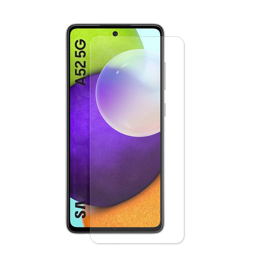 ENKAY HAT PRINCE Halkfri design Transparent TPU-skal med 0,26 mm 9H 2,5D härdat glasskärm för Samsung Galaxy A52 4G/5G / A52s 5G