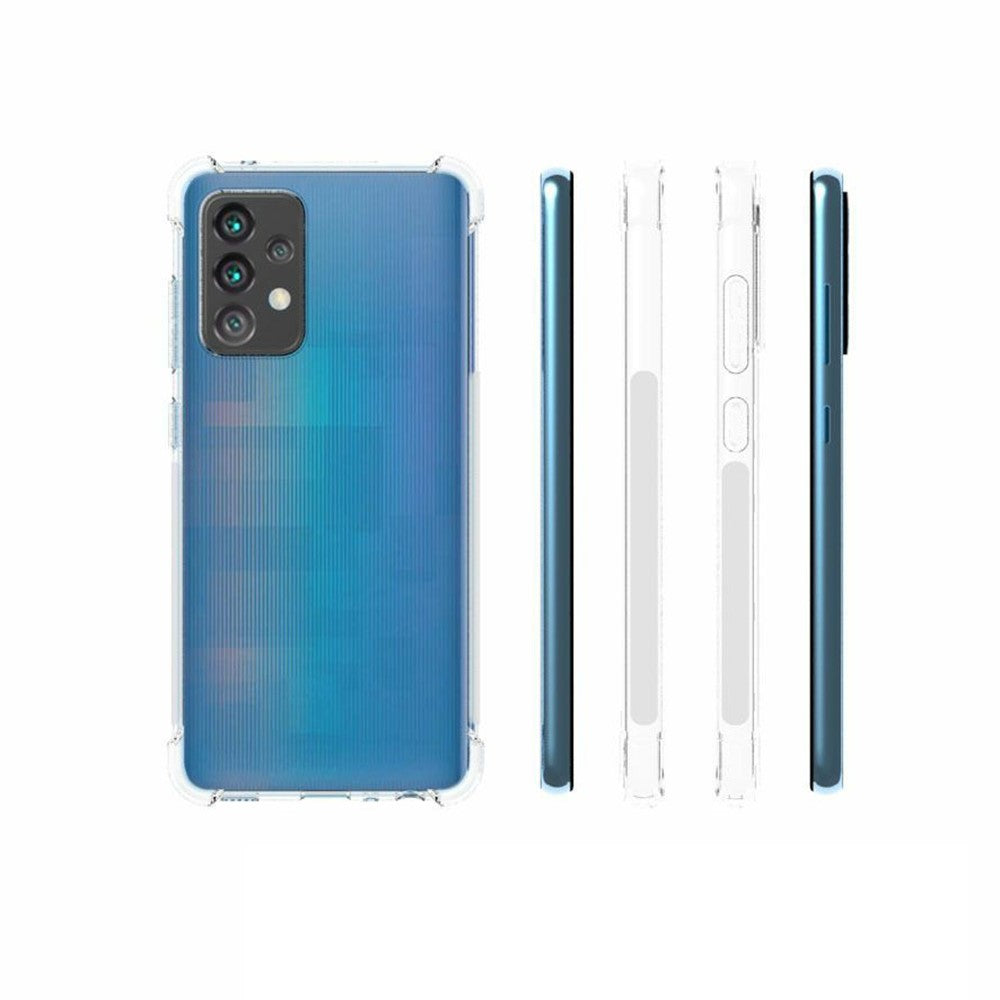 Skridsikkert Cover Stødsikkert Gennemsigtigt Blødt TPU Beskyttelsescover til Samsung Galaxy A52 4G/5G / A52s 5G