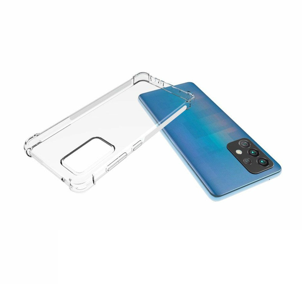 Skridsikkert Cover Stødsikkert Gennemsigtigt Blødt TPU Beskyttelsescover til Samsung Galaxy A52 4G/5G / A52s 5G