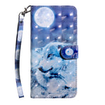 3D Mønstertryk Pung Etui i PU Læder Fuld Beskyttelse Telefoncover til Samsung Galaxy A52 4G/5G / A52s 5G