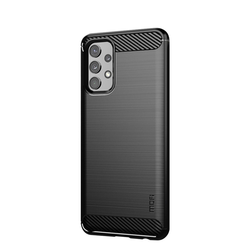 MOFI Carbon Fiber Brushed TPU Cover for Samsung Galaxy A32 4G (EU Version)