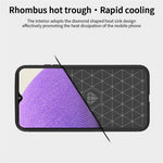 MOFI Carbon Fiber Brushed TPU Cover for Samsung Galaxy A32 4G (EU Version)