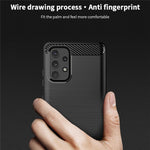 MOFI Carbon Fiber Brushed TPU Cover for Samsung Galaxy A32 4G (EU Version)
