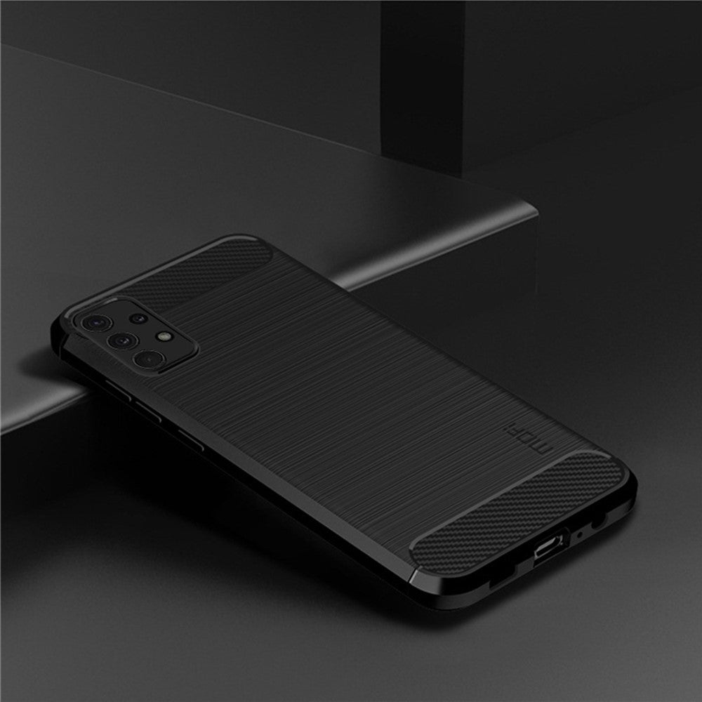 MOFI Carbon Fiber Brushed TPU Cover for Samsung Galaxy A32 4G (EU Version)