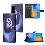 3D Pattern Printing Cross Texture Leather Wallet Stand Case Shell for Samsung Galaxy A32 4G (EU Version)