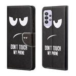 3D Pattern Printing Cross Texture Leather Wallet Stand Case Shell for Samsung Galaxy A32 4G (European Version)