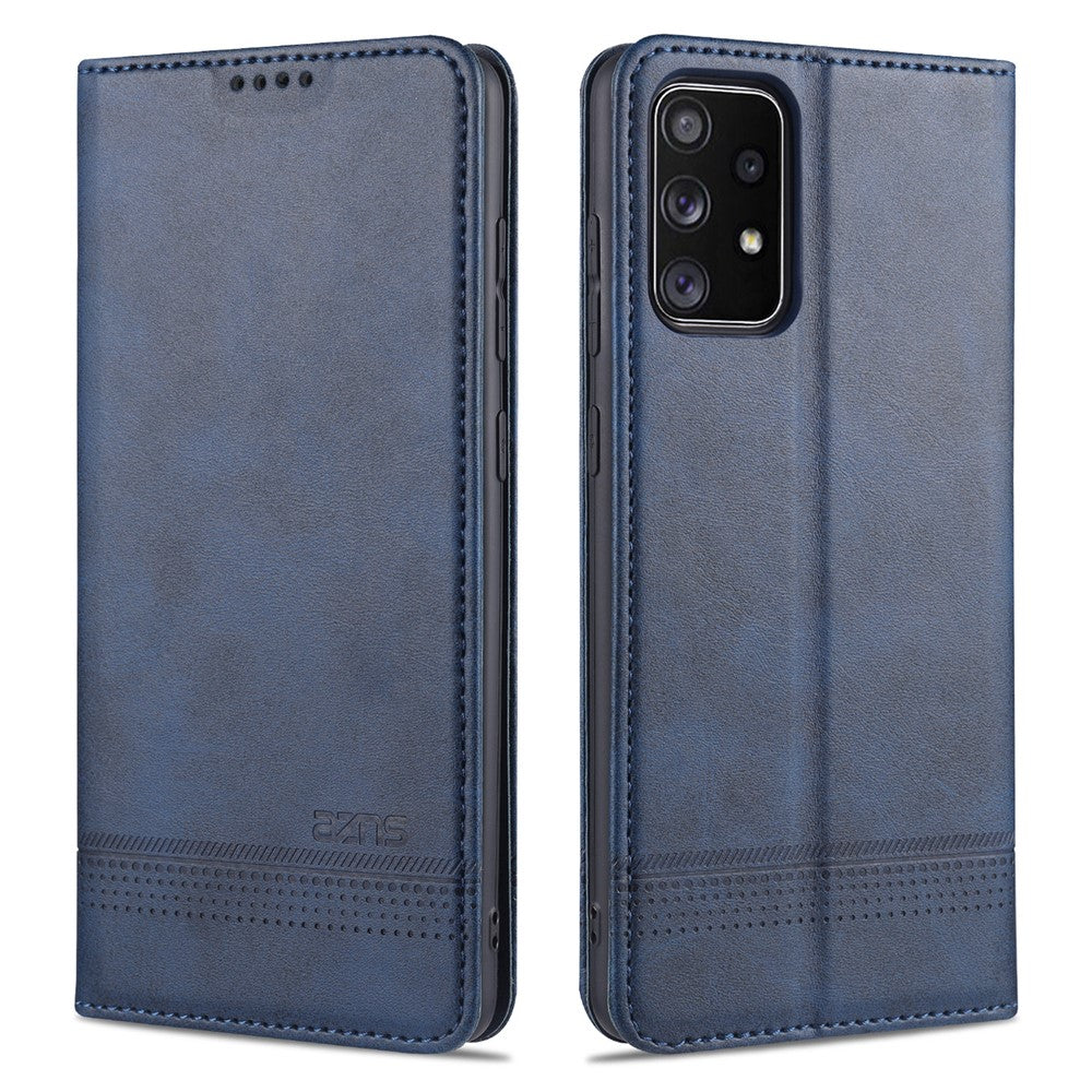 AZNS Selvsugende magnetisk lædercover med pungdesign til Samsung Galaxy A52 4G/5G / A52s 5G