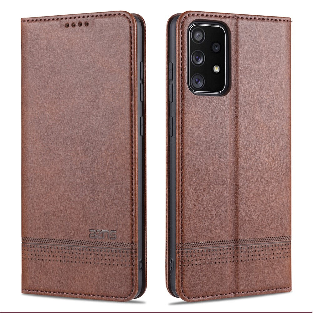 AZNS Selvsugende magnetisk lædercover med pungdesign til Samsung Galaxy A52 4G/5G / A52s 5G