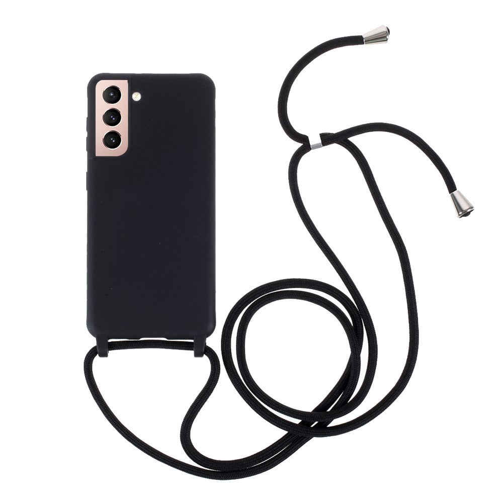 Soft TPU Case with Hanging Rope for Samsung Galaxy S21 4G/5G