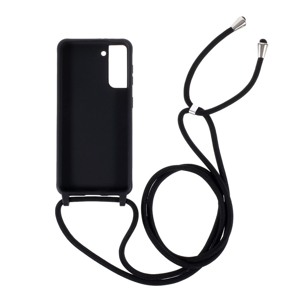 Soft TPU Case with Hanging Rope for Samsung Galaxy S21 4G/5G