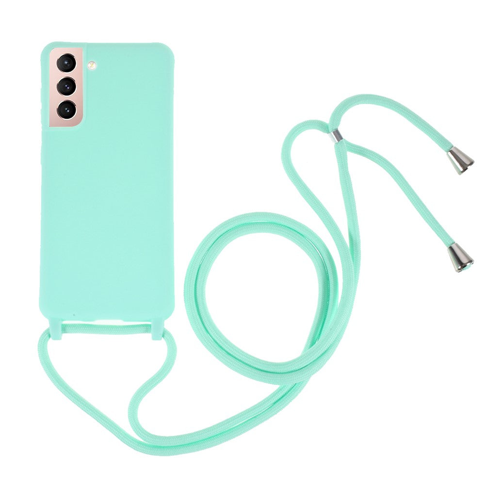 Soft TPU Case with Hanging Rope for Samsung Galaxy S21 4G/5G