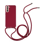 Soft TPU Case with Hanging Rope for Samsung Galaxy S21 4G/5G