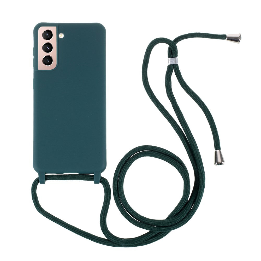 Soft TPU Case with Hanging Rope for Samsung Galaxy S21 4G/5G