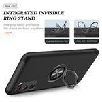 Støddæmpende hybridmobilcover med ringstativdesign til Samsung Galaxy S20 FE/S20 Fan Edition/S20 FE 5G/S20 Fan Edition 5G/S20 Lite/S20 FE 2022