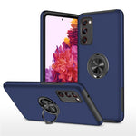 Støddæmpende hybridmobilcover med ringstativdesign til Samsung Galaxy S20 FE/S20 Fan Edition/S20 FE 5G/S20 Fan Edition 5G/S20 Lite/S20 FE 2022