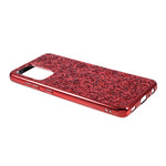 Glitter Pailletter Design Belagt TPU Ramme + PC Hybrid Cover Etui til Samsung Galaxy A52 4G/5G / A52s 5G
