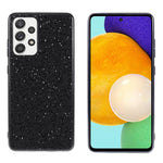 Glitter Pailletter Design Belagt TPU Ramme + PC Hybrid Cover Etui til Samsung Galaxy A52 4G/5G / A52s 5G
