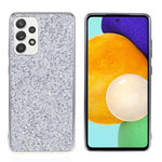 Glitter Pailletter Design Belagt TPU Ramme + PC Hybrid Cover Etui til Samsung Galaxy A52 4G/5G / A52s 5G