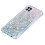 Glitterpulver Quicksand TPU Skyddande Baksida Skal till Samsung Galaxy A12