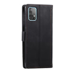 Vintage Splicing Style Wallet Stand Leather Flip Phone Casing for Samsung Galaxy A52 4G/5G / A52s 5G