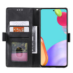 Vintage Splicing Style Wallet Stand Leather Flip Phone Casing for Samsung Galaxy A52 4G/5G / A52s 5G