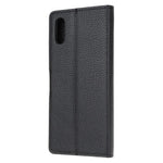 Litchi-tekstur Pung Etui i Læder til Samsung Galaxy Xcover 5