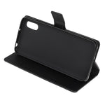 Litchi-tekstur Pung Etui i Læder til Samsung Galaxy Xcover 5