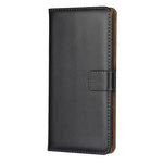 Genuine Leather Magnetic Flip Case Cover for Samsung Galaxy A32 5G / M32 5G