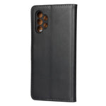 Genuine Leather Magnetic Flip Case Cover for Samsung Galaxy A32 5G / M32 5G