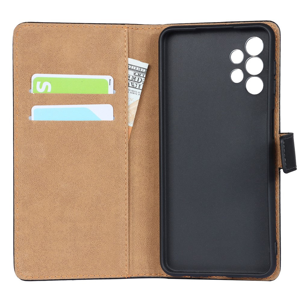 Genuine Leather Magnetic Flip Case Cover for Samsung Galaxy A32 5G / M32 5G