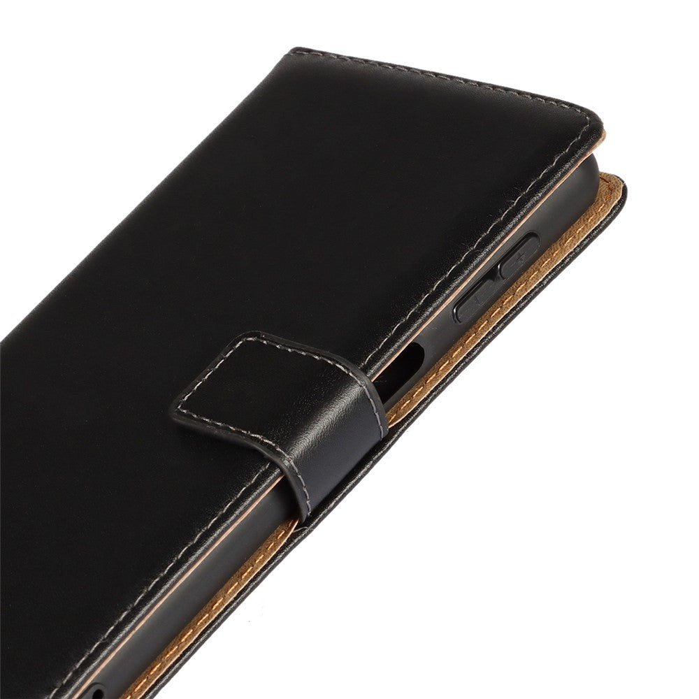 Genuine Leather Magnetic Flip Case Cover for Samsung Galaxy A32 5G / M32 5G