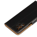 Genuine Leather Magnetic Flip Case Cover for Samsung Galaxy A32 5G / M32 5G