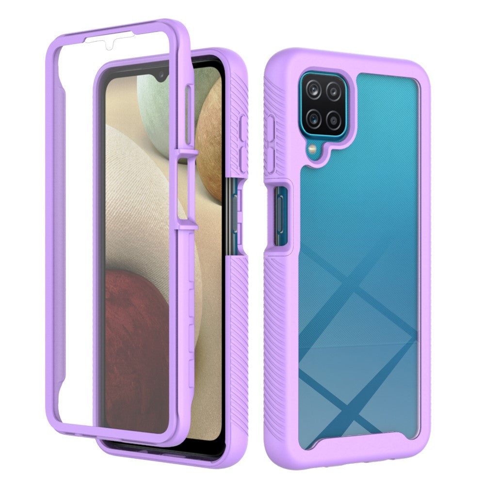 3-i-1 Heltäckande Skyddsskal i PC + TPU med PET-skärmskydd för Samsung Galaxy A12