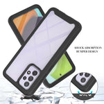 Full-Coverage Protection PET Screen Protector + PC+TPU Protective Case for Samsung Galaxy A52 4G/5G / A52s 5G / A52s 5G