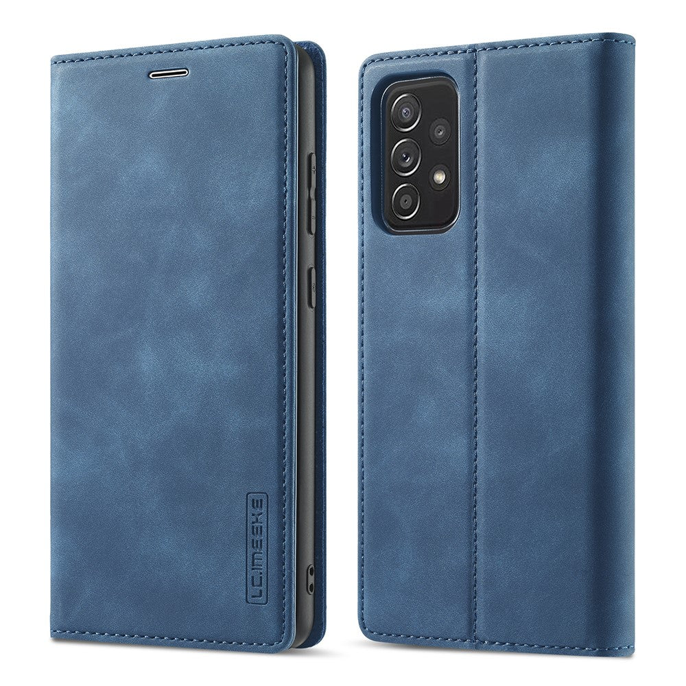 LC.IMEEKE LC Strong Magnetic Series Læderpung Telefon Beskyttende Skal til Samsung Galaxy A52 4G/5G / A52s 5G