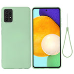 Samsung Galaxy A52 4G/5G/A52s 5G Reptåligt mjukt flytande silikonmobilskal Skyddande skal