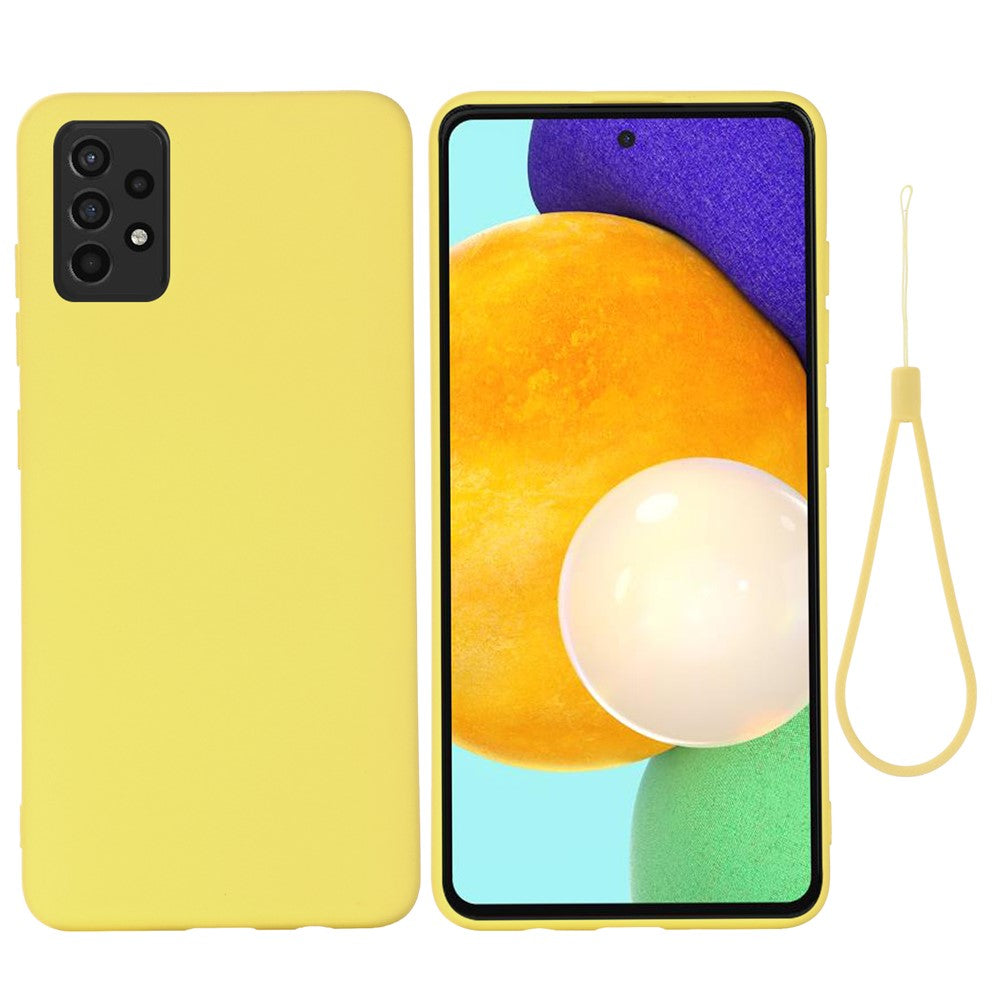 For Samsung Galaxy A52 4G/5G/ A52s 5G Anti-scratch Soft Liquid Silicone Phone Case Protective Cover Shell