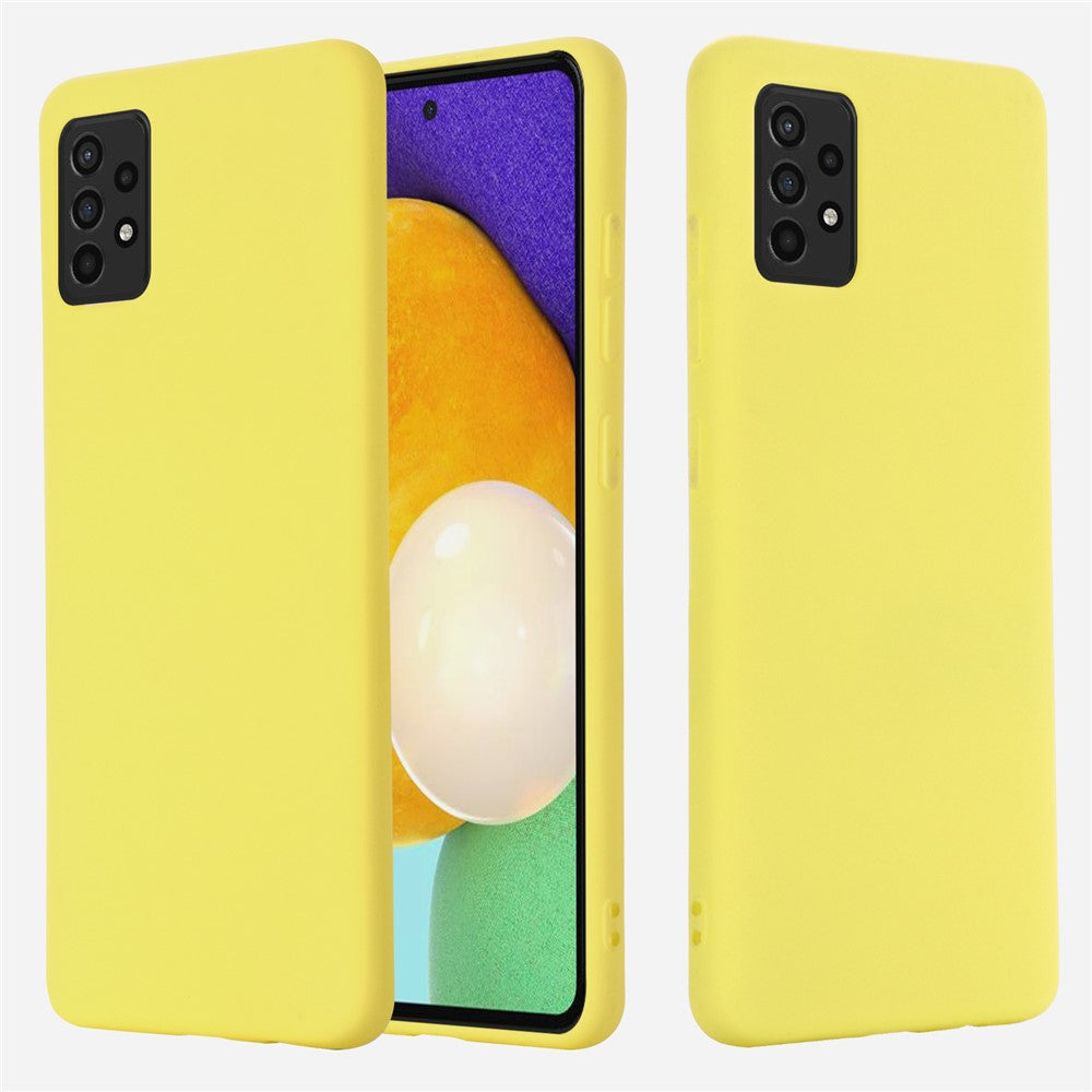For Samsung Galaxy A52 4G/5G/ A52s 5G Anti-scratch Soft Liquid Silicone Phone Case Protective Cover Shell