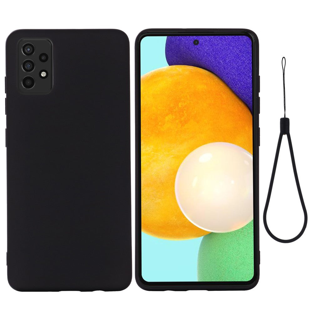 For Samsung Galaxy A52 4G/5G/ A52s 5G Anti-scratch Soft Liquid Silicone Phone Case Protective Cover Shell